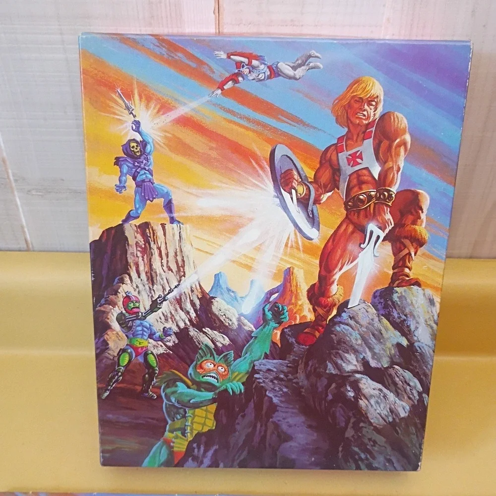 Vintage 80's Masters of the Universe He-Man Golden Jigsaw Puzzle Lot (1 Missing)